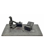Antique 1900 Austrian Bronze Sculpture Franz Bergmann Oriental Scene Sea... - $485.79 CAD