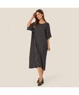 Masai Copenhagen Noele Striped Jersey Laglenlook Dress Size Medium - $871.71 MXN