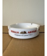Vintage Stella Artois Breweriana White Pub Ashtray made in France - $376.79 MXN