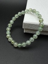 Handcrafted Natural Crystal Bracelet Prehnite - $19.76
