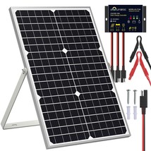 Solar Panel Kit 30W 12V Solar Battery Trickle Charger Maintainer + Up... - £118.25 GBP