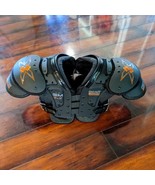 Black JV Football Shoulder Pads Small 40-60 Lbs 13-14&quot; Chest Gear Pro Te... - $2,827.36 MXN