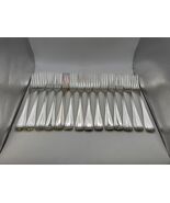 Set of 14 Ricci Argentieri Italy Silverplate SANT 'ELIA Dinner Forks - $149.99