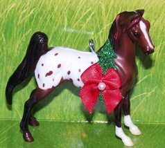 Custom Stablemate Bay Saddlebred Appaloosa Breyer Horse Christmas Orname... - £20.44 GBP