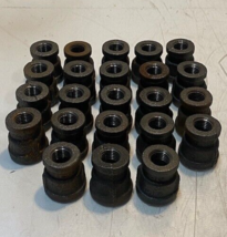 23 Quantity of Black Iron Reducing Coupling Fittings 11mm ID &amp; 14mm ID (... - £23.19 GBP