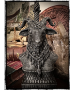 Baphomet Bust Small - Oddities - Satanic - Witch - $30.00