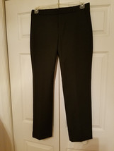 Banana Republic Ryan Fit Lightweight Straight Black Pants Size 6 (New) - £30.99 GBP