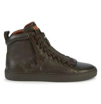 BALLY Hekem High-Top Leather Sneakers Sneakers Trainers Coconut US 13 JG... - £234.98 GBP