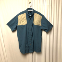 Guide Series Shirt Mens Size Large Hunting Fishing Quilted Shoulders Blu... - $19.59