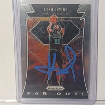 2019-20 Panini Prizm Far Out Kyrie Irving Celtics NBA COA Autographed COA NBA - £58.89 GBP