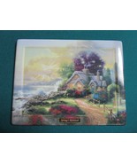 THOMAS KINKADE -A NEW DAWNING -TILE WALL PLAQUE 9 X 7&quot; WITH CERTIFICATE  - $52.94 CAD