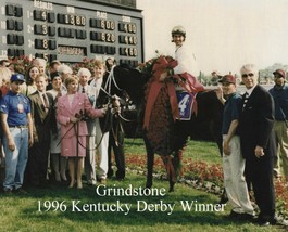 1996 - GRINDSTONE in the Kentucky Derby Winners Circle - 10&quot; x 8&quot; - £15.80 GBP