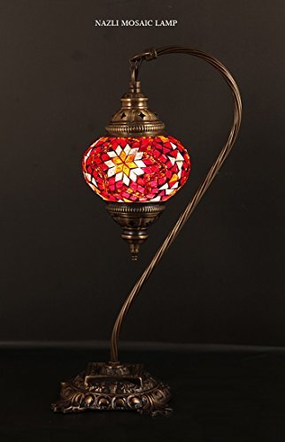 Primary image for Mosaic Table Lamp,Lamp Shade,Turkish Lamp,Moroccan Lamp,Swan Neck
