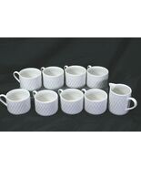 Oneida Wicker 8 Cups and 1 Cream Pitcher  Lot of 9 - €14,19 EUR