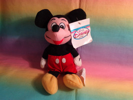 Disney Store Mickey Mouse Mini Bean Bag Plush 8&quot; - Damaged Tag - $4.30