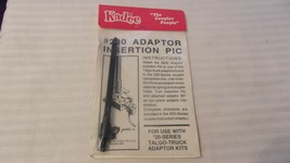 HO Scale Kadee Adaptor Insertion Pic for Talgo Trucks  #230, BNOS - £11.77 GBP