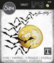 Sizzix Thinlits Dies By Tim Holtz 10/Pkg-Moonlight 666386 - £24.38 GBP