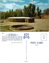 New Mexico(NM) Aztec Ruins National Monument Great Kiva Vintage Postcard - $9.40