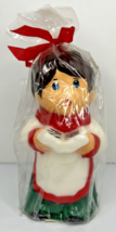 Vintage K-Mart Christmas Caroler Candle New in Packaging 5.5&quot; SKU H663 - £13.58 GBP