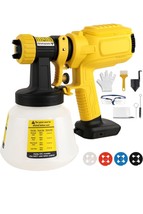 High Pressure Cordless Paint Sprayer Electric Spray Gun For Dewalt 20V B... - $41.75 CAD