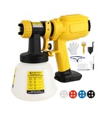 High Pressure Cordless Paint Sprayer Electric Spray Gun For Dewalt 20V B... - $41.66 CAD