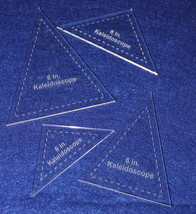 4 Piece Set Kaleidoscope 6&quot; &amp; 8&quot; Templates  Acrylic 1/8&quot; thick. Quilting/Sewing - £19.35 GBP