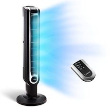 Lasko Portable 36&quot; Oscillating 3-Speed Tower Fan with Remote Control and Timer f - £79.00 GBP