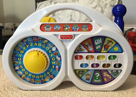 Fisher Price TALK &#39;N TEACH RADIO - Countless Features, 77638, RARE!!! - £58.25 GBP