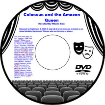 Colossus and the Amazon Queen 1960 DVD Movie Action Film Rod Taylor Ed Fury Dori - £3.92 GBP