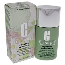 Clinique Redness Solutions Makeup SPF 15 01 Calming Alabaster - NIB - $39.98
