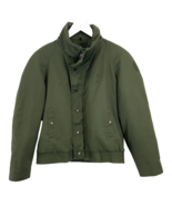 Vintage Official R&amp;R Uniforms Green Bomber Jacket Men&#39;s Size S With Zipp... - $71.59 CAD