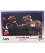 Pernell Whitaker Signed Autographes 1991 Kayo Boxing Card - $379.94 MXN