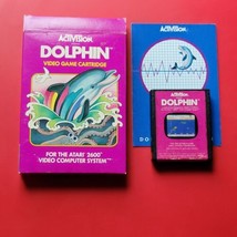 Dolphin Atari 2600 7800 Activision Game with Box Manual  - Cleaned Works - £44.09 GBP