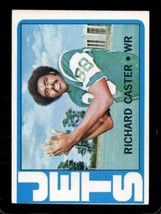 1972 Topps #68 Richard Caster Vgex (Rc) Ny Jets *X81887 - £1.57 GBP