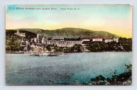 US Military Academy Steamer West Point NY New York UNP Albertype Postcard O3 - £8.69 GBP