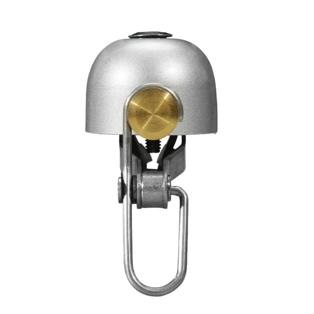 Retro Bicycle Bell Ring Bike Handlebar Bell Horn Crisp Loud Sound Steel Copper S - £29.77 GBP