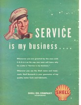 1948 Shell Print Ad Car Automobile Gasoline 8.5&quot; x 11&quot; - $19.21