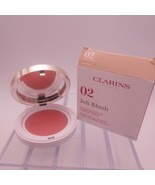 Clarins Joli Blush 02 CHEEKY PINK Full Size NO BRUSH - $361.46 MXN