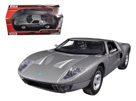 Ford GT Silver 1/24 Diecast Car Model by Motormax - $1,503.08 MXN