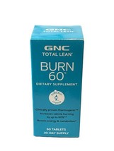 GNC Total Lean Burn 60 - 60 Tablets Exp 4/25 - £19.31 GBP