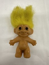 RUSS 4&quot; Troll Doll - No Clothes / Naked with Yellow Dirty Hair - $5.85