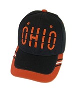Ohio Window Shade Font Men&#39;s Adjustable Baseball Cap (Black/Red) - £11.94 GBP
