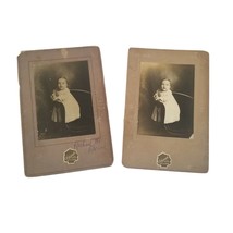 Antique Photograph Cabinet Card Found Photo BABY PICTURE from 1910 Black &amp; White - £15.77 GBP