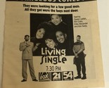 Living Single Vintage Tv Guide Print Ad Queen Latifah Kim Coles Kim Fiel... - $5.93