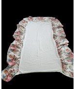 Vintage Ralph Lauren TWIN Ruffled BEDSKIRT Floral SOUTHAMPTON Beach House  - £54.91 GBP