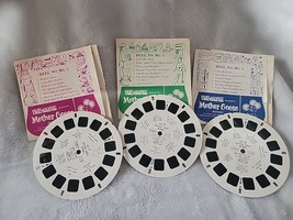 View Master Mother Goose Rhymes Sawyer’s 3 Reel Set MG-1 MG-2 MG-3 w/Booklets - £5.93 GBP