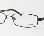 MORE &amp; MORE 50261 600 Noir/Gris Argenté Unique Lunettes 52-18-135mm Alle... - $46.53