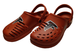 FOCO Atlanta Falcons Men&#39;s Red with Logo Clogs - Size: L (11-12) - $12.58