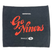 SF 49ers Go Niners Yahoo Yodel SGA Black Rally Towel San Francisco NFL Levis - £21.20 GBP