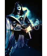 KISS Band Ace Frehley Dynasty Live 24 x 36 Smoking Guitar Custom Poster - £35.97 GBP